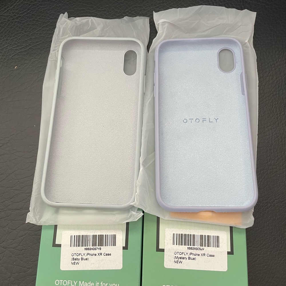 2 New Otofly liquid silcone cases for iPhone XR.